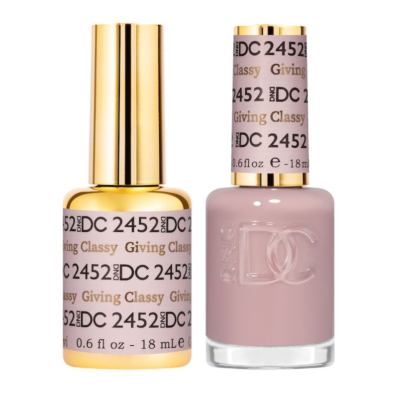 DND DC Matching Polish Set Gel & Lacquer #2452 Giving Classy