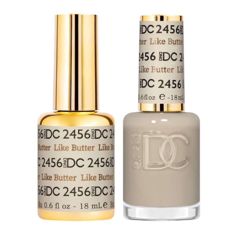 DND DC Matching Polish Set Gel & Lacquer #2456 Like Butter