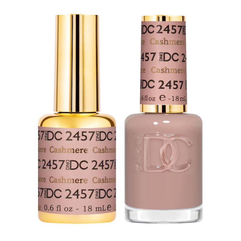 DND DC Matching Polish Set Gel & Lacquer #2457 Cashmere