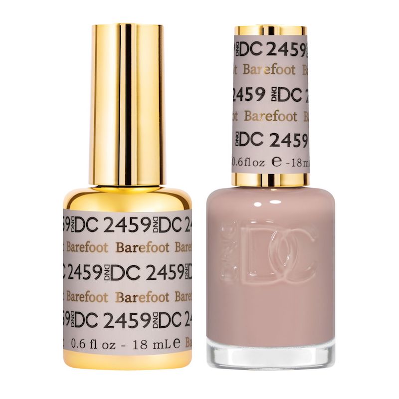 DND DC Matching Polish Set Gel & Lacquer #2459 Barefoot