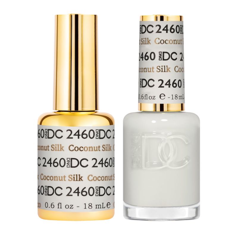 DND DC Matching Polish Set Gel & Lacquer #2460 Coconut Silk