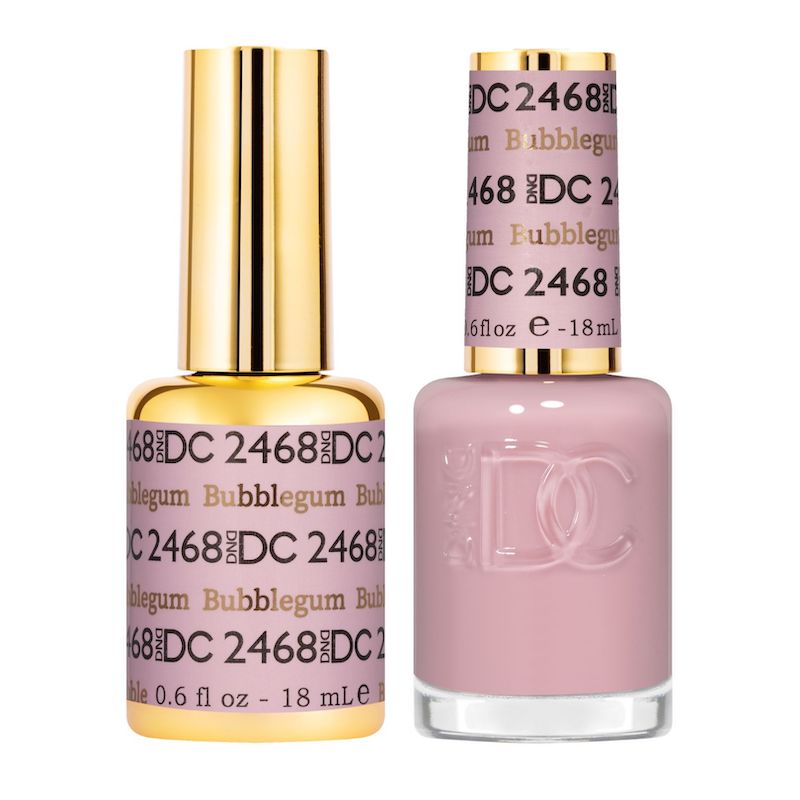 DND DC Matching Polish Set Gel & Lacquer #2468 Bubblegum