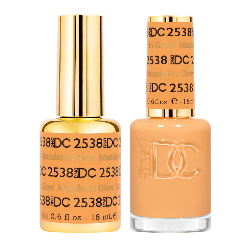 DND DC Matching Polish Set Gel & Lacquer #2538 Mandarin Glow