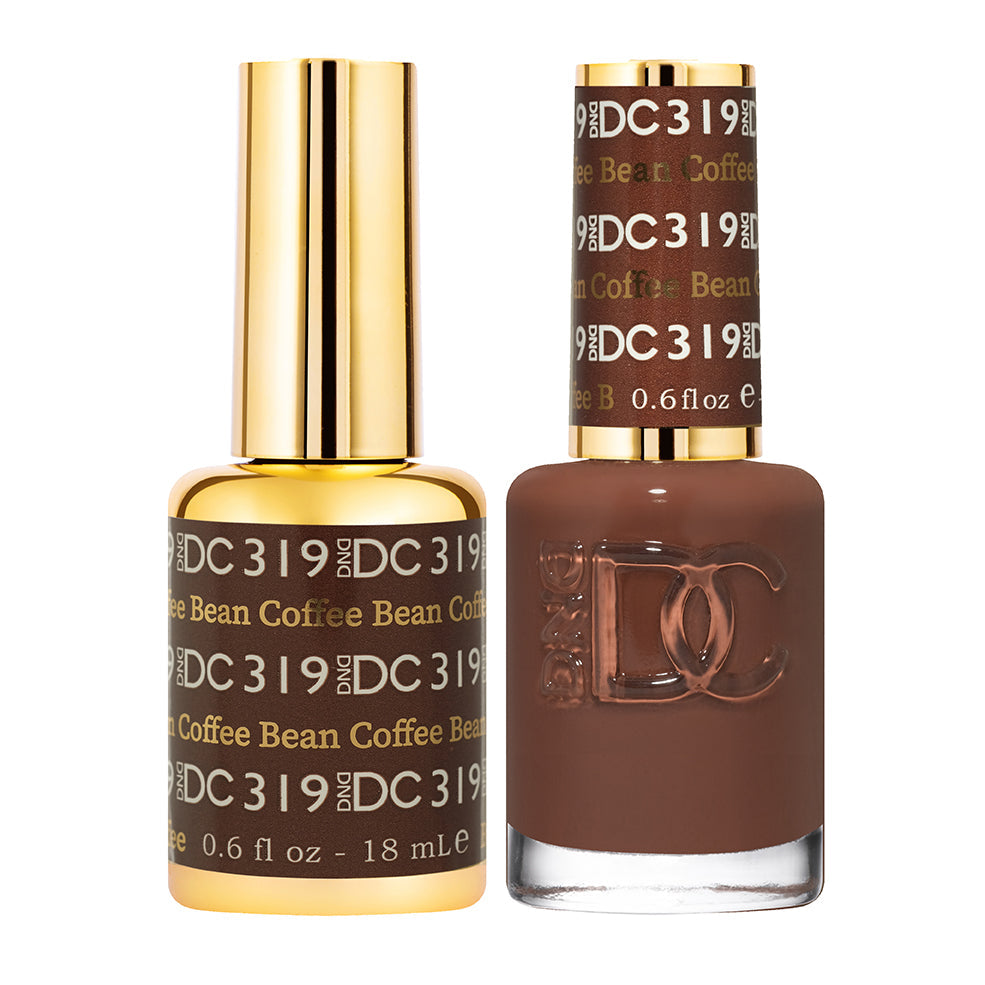 DND DC Matching Polish Set Gel & Lacquer #319 Coffee Bean