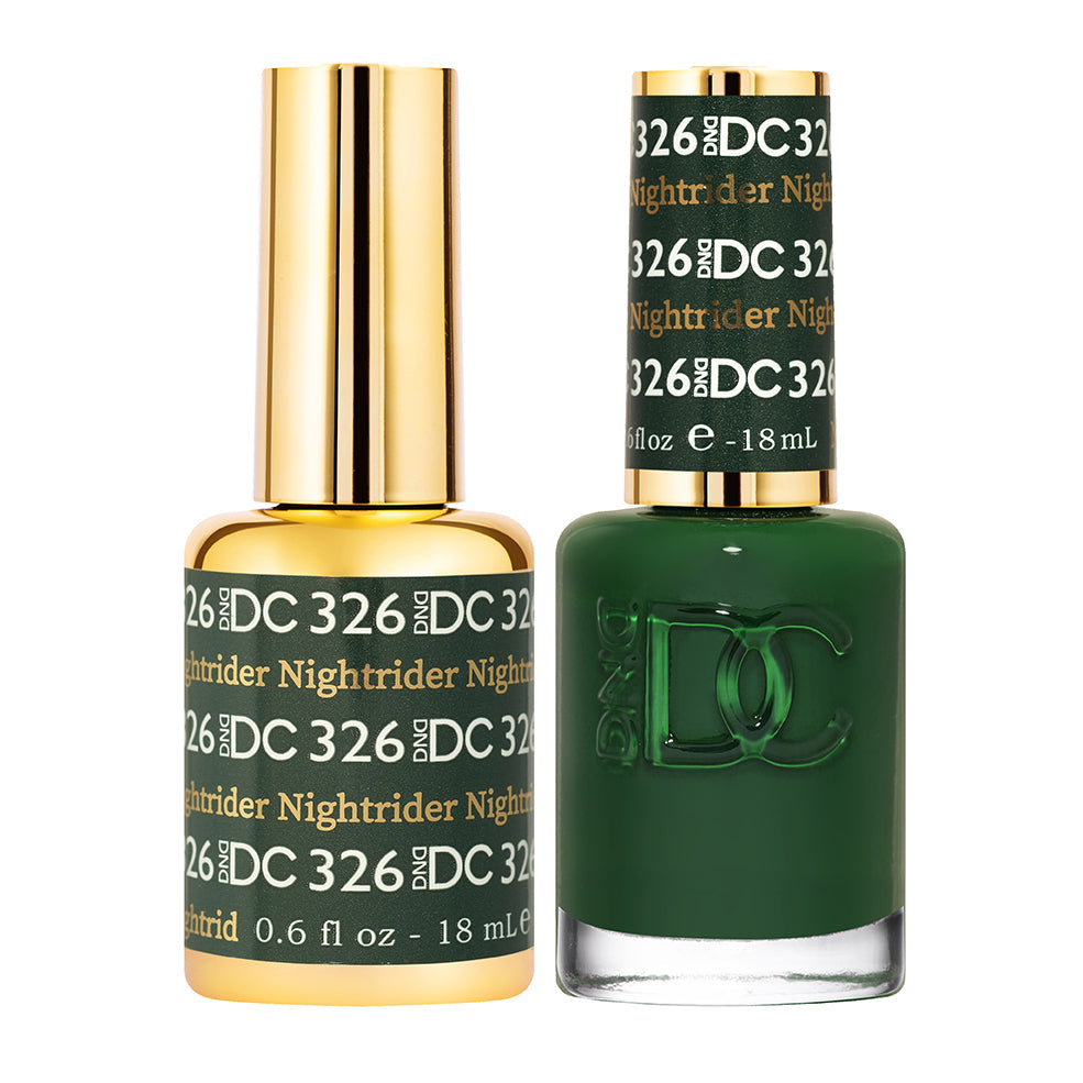 DND DC Matching Polish Set Gel & Lacquer #326 Nightrider