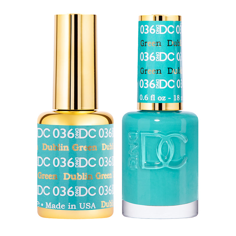 DND DC Matching Polish Set Gel & Lacquer #36 Dublin Green