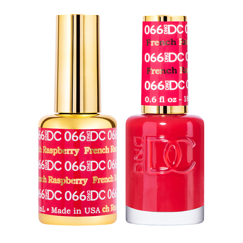 DND DC Matching Polish Set Gel & Lacquer #66 French Raspberry