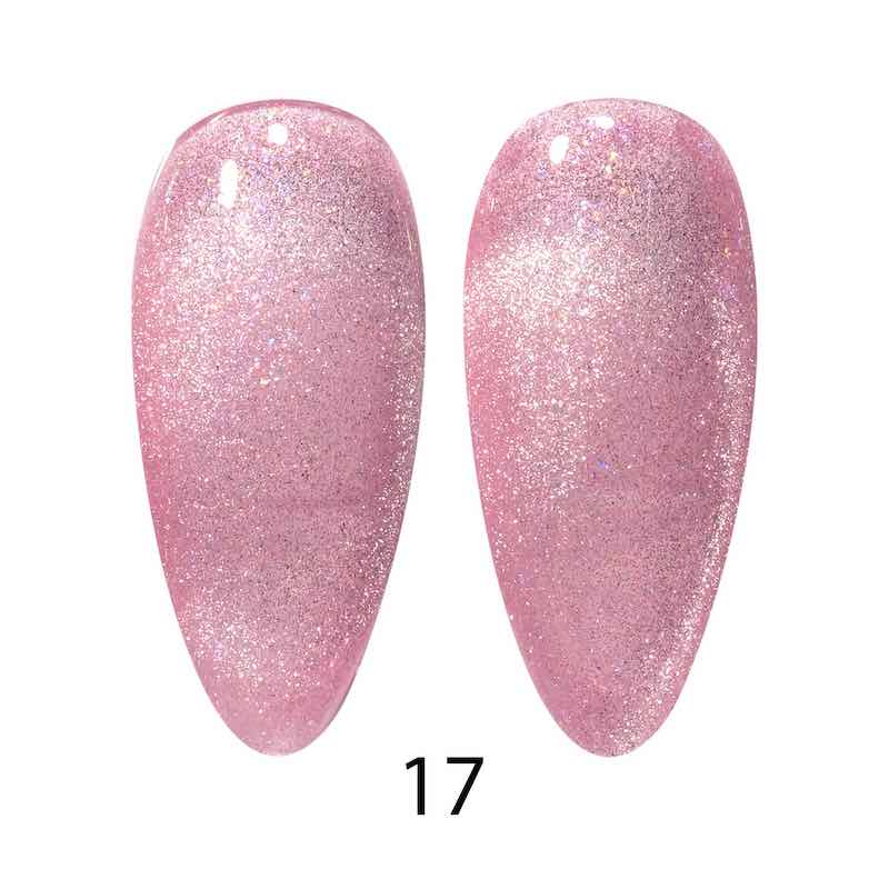 DND DC Cat Eye 9D Gel Polish  #17 Ballet Fairy