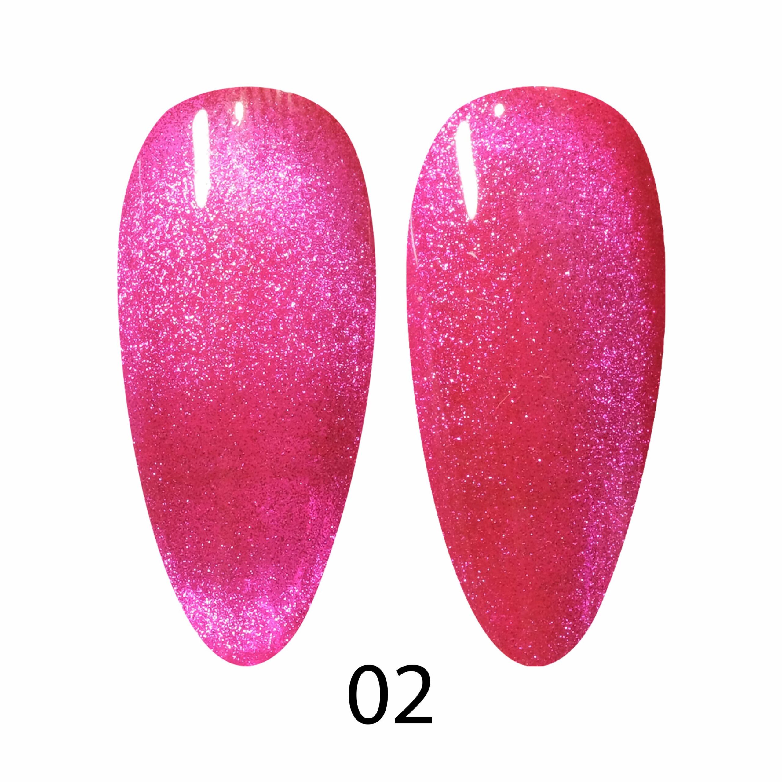 DND DC Cat Eye 9D Gel Polish  #02 Bejeweled