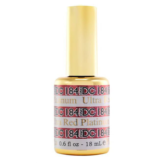 DND DC Soak-off Gel Polish #184 Ultra Red 0.6 oz