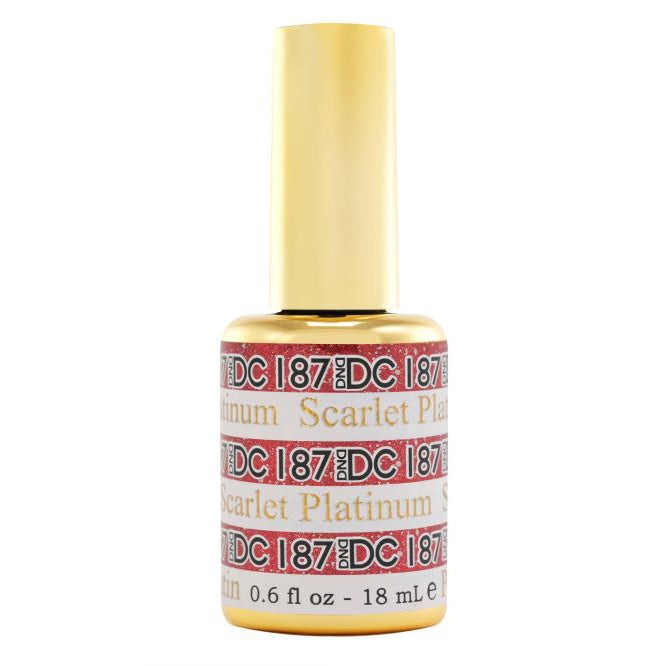 DND DC Soak-off Gel Polish #187 Scarlet 0.6 oz