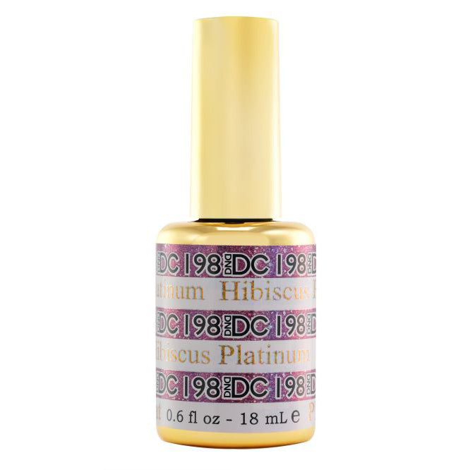 DND DC Soak-off Gel Polish #198 Hibiscus 0.6 oz