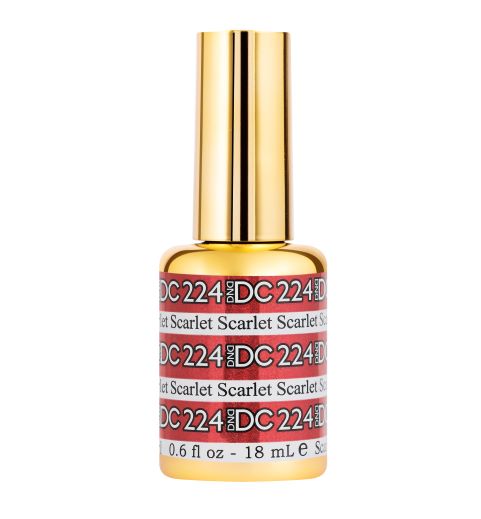 DND DC Soak-off Gel Polish #224 Scarlet 0.6 oz