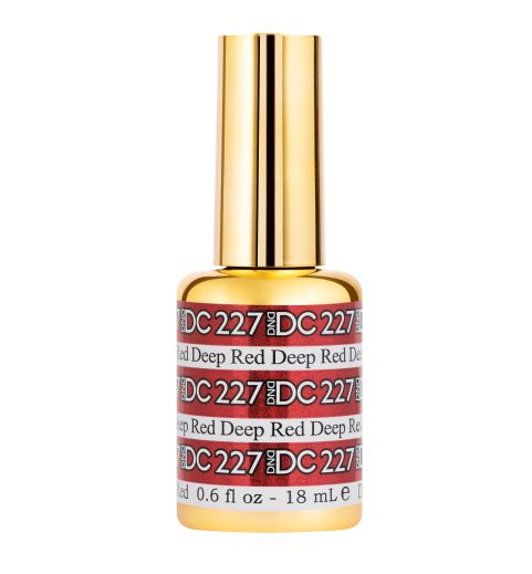 DND DC Soak-off Gel Polish #227 Deep Red 0.6 oz