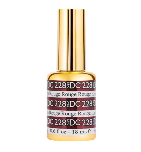 DND DC Soak-off Gel Polish #228 Rouge 0.6 oz