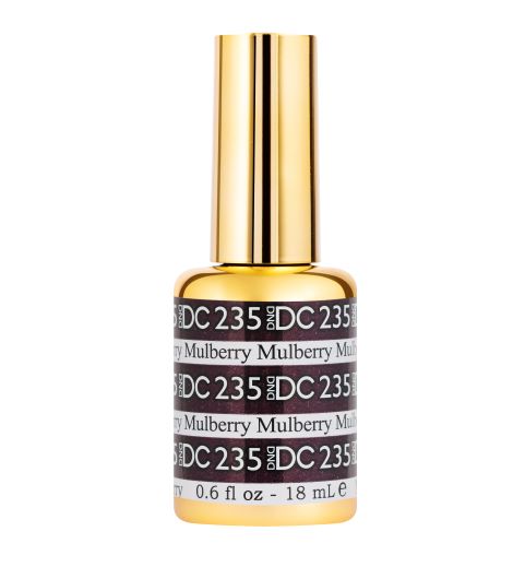 DND DC Soak-off Gel Polish #235 Mulberry 0.6 oz