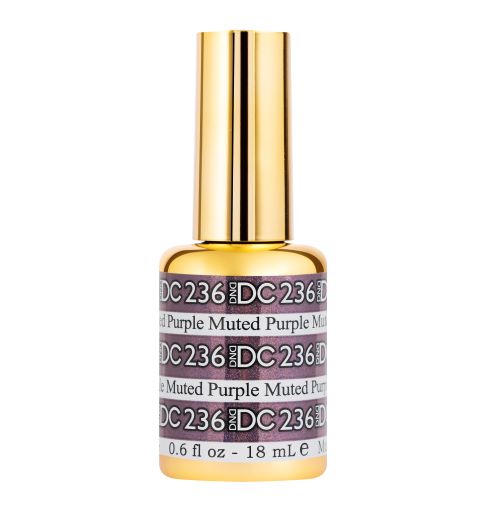 DND DC Soak-off Gel Polish #236 Muted Purple 0.6 oz