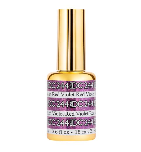 DND DC Soak-off Gel Polish #244 Red Violet 0.6 oz