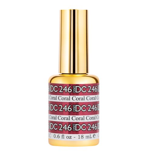 DND DC Soak-off Gel Polish #246 Coral 0.6 oz