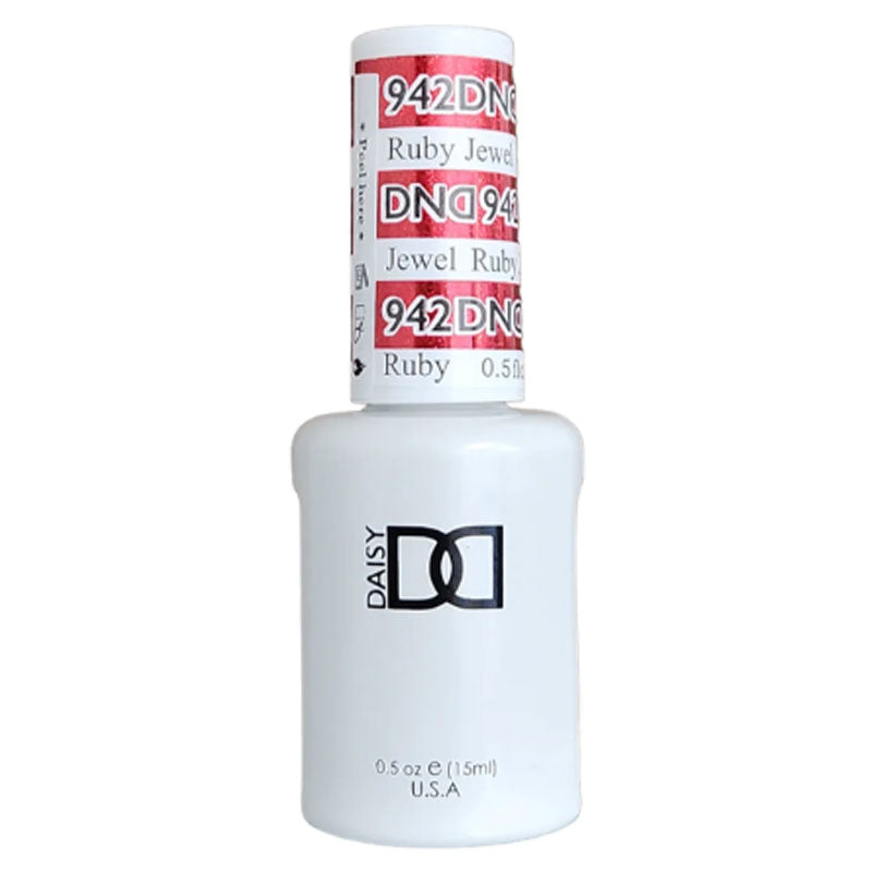 DND Soak-off Gel Polish #942 Ruby Jewel 0.5 oz