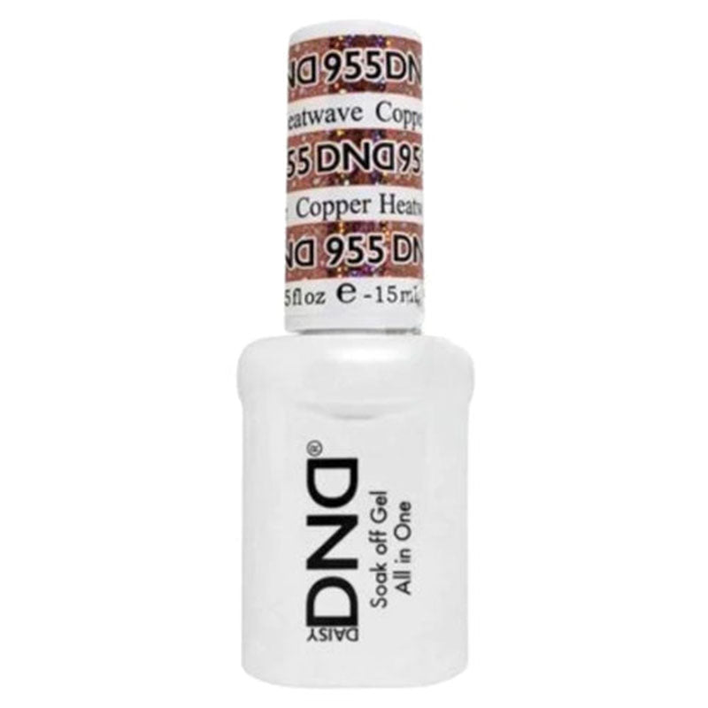 DND Soak-off Gel Polish #955 Copper Heatwave 0.5 oz