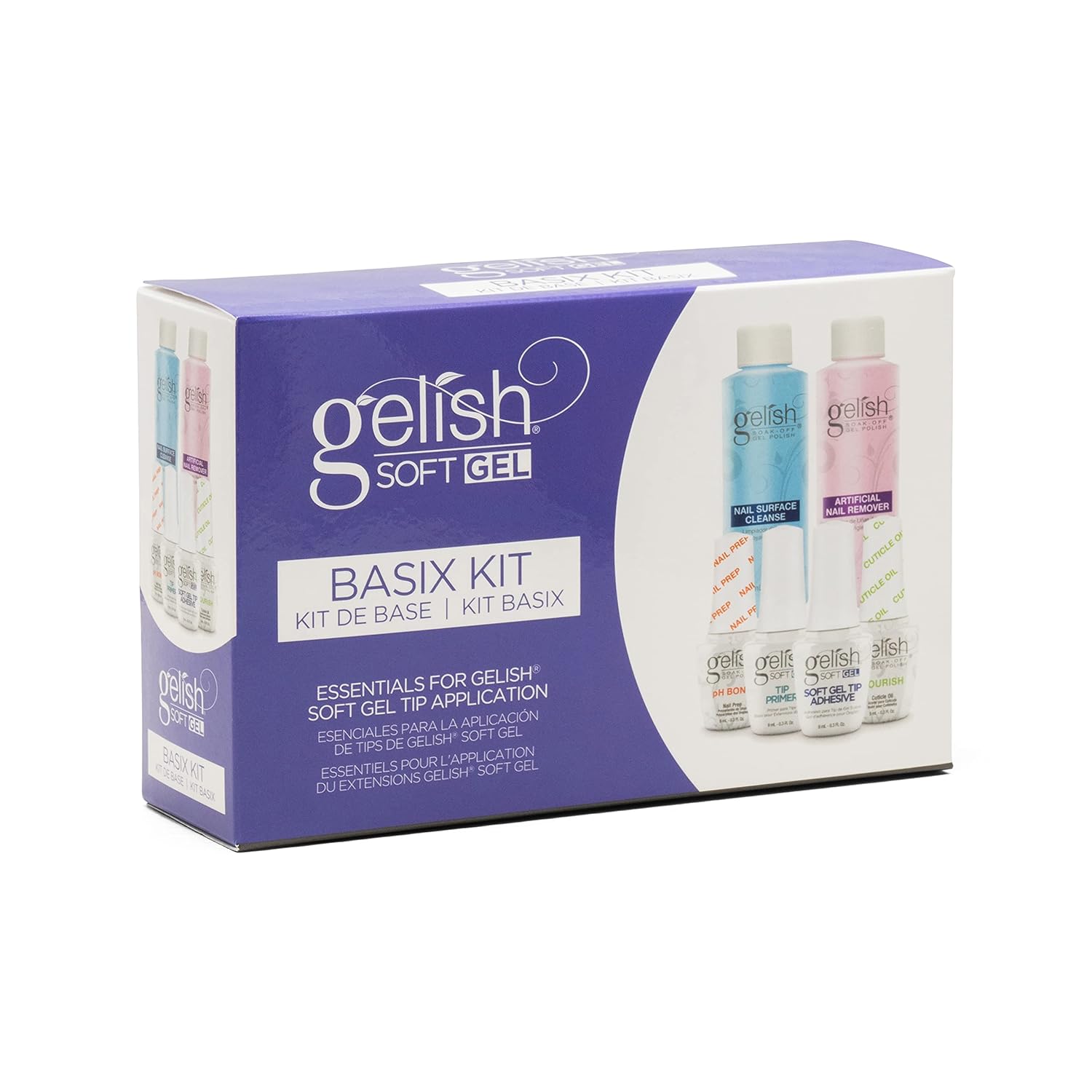 Gelish Soft Gel Mini Basix Kit Start Up Set, Soft Gel Tips