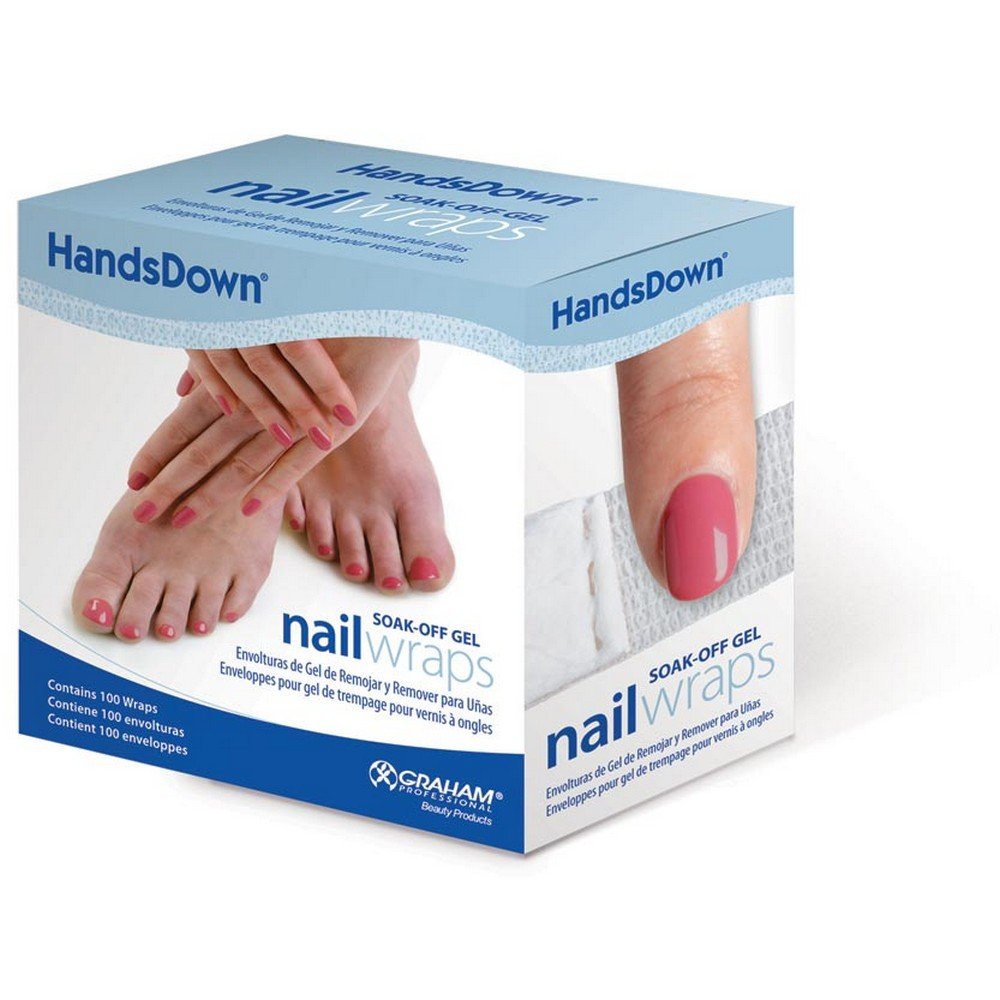 Graham Handsdown Soak-Off Gel Nail Wraps, 100 Count