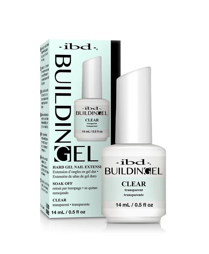 IBD Building Gel Hard Gel Nail Extension Clear 0.5 oz