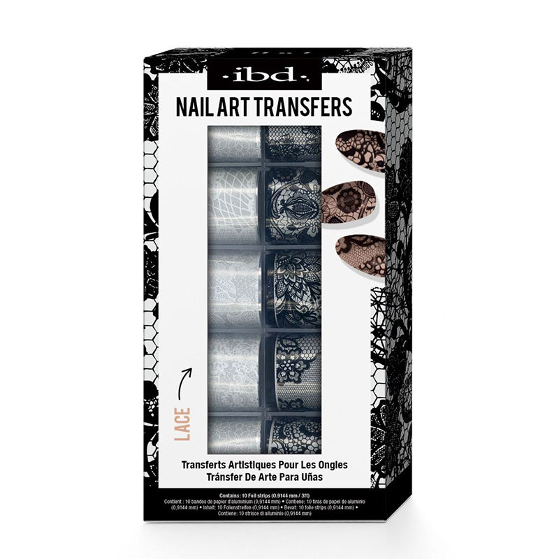 IBD Nail Art Transfers Foils - Lace