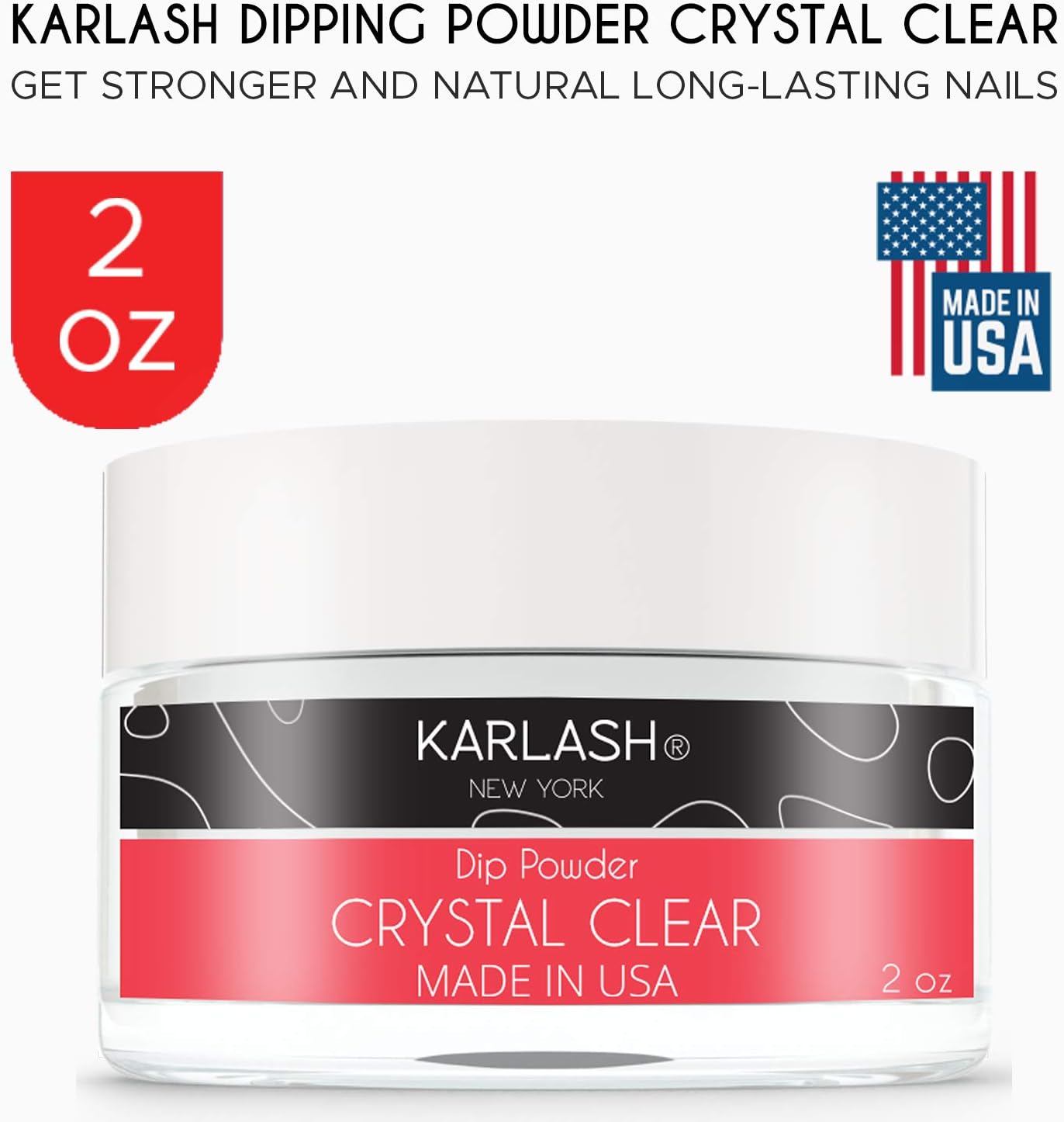 Karlash Dip Powder Odor free - Crystal clear