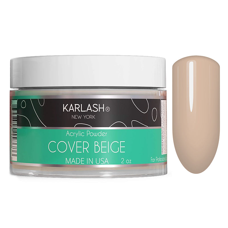 Karlash Professional Acrylic Powder Cover Beige 2 oz Made in USA