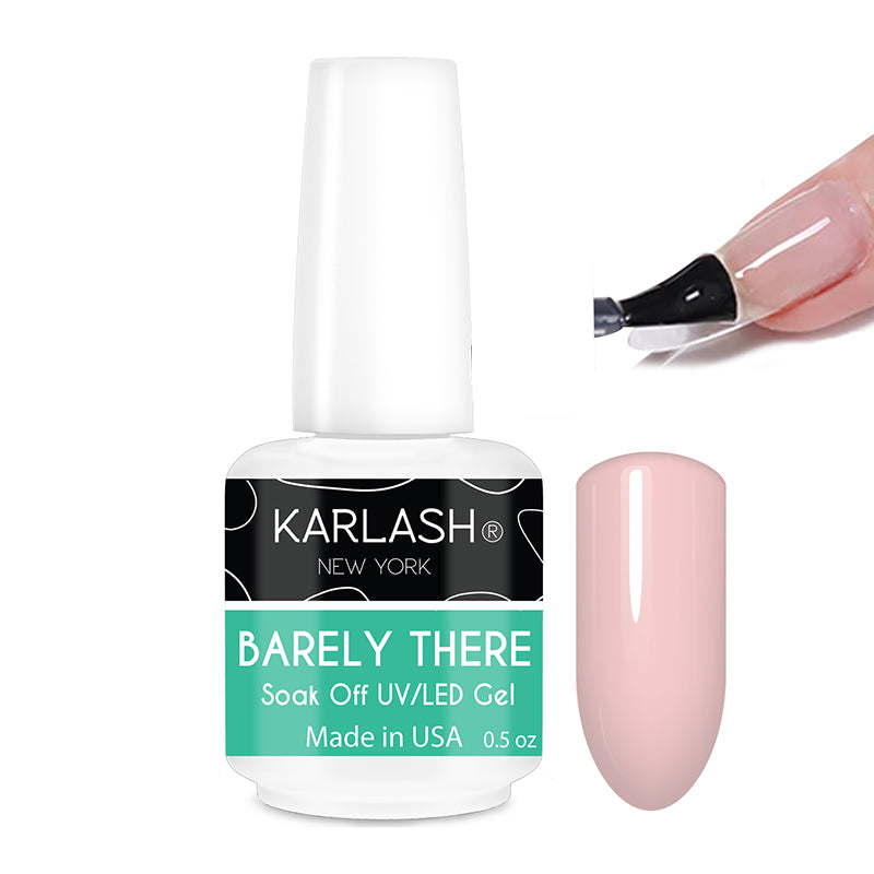 Karlash Soak Off UV/LED Gel Polish 0.5 oz Barely There