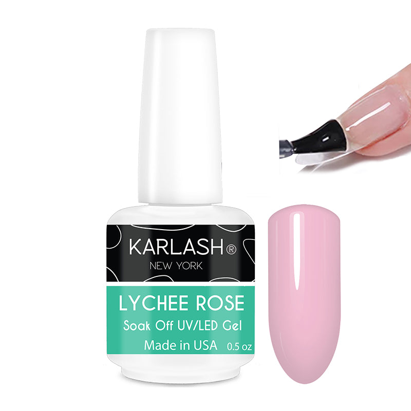 Karlash Soak Off UV/LED Gel Polish 0.5 oz Lychee Rose