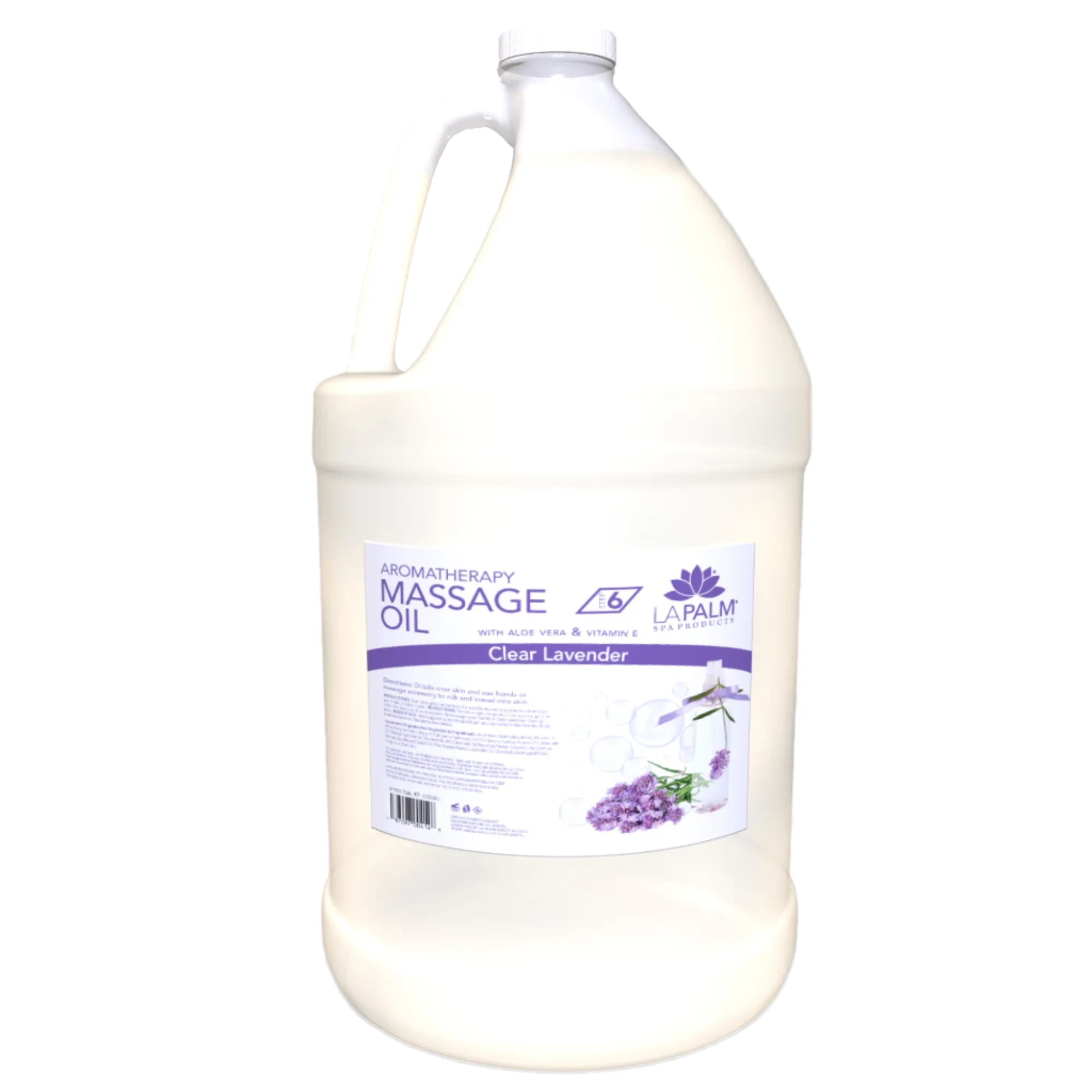 La Palm Aromatherapy Massage Oil Clear Lavender (1 Gallon)