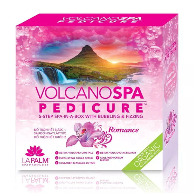 La Palm Volcano Spa Pedicure 6 Step Kit - Romance