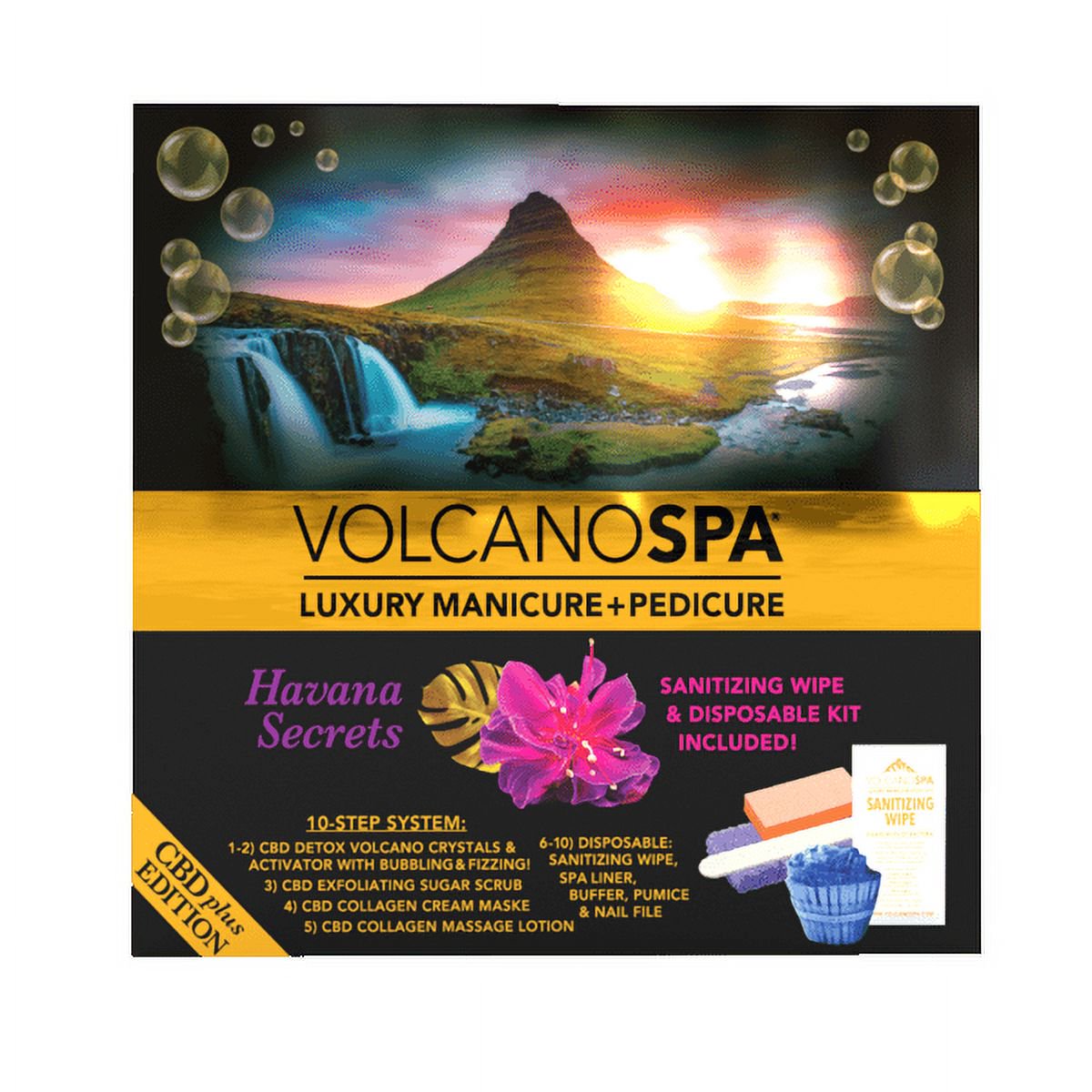 La Palm Volcano Spa Pedicure 6 Step Kit - Havana Secrets