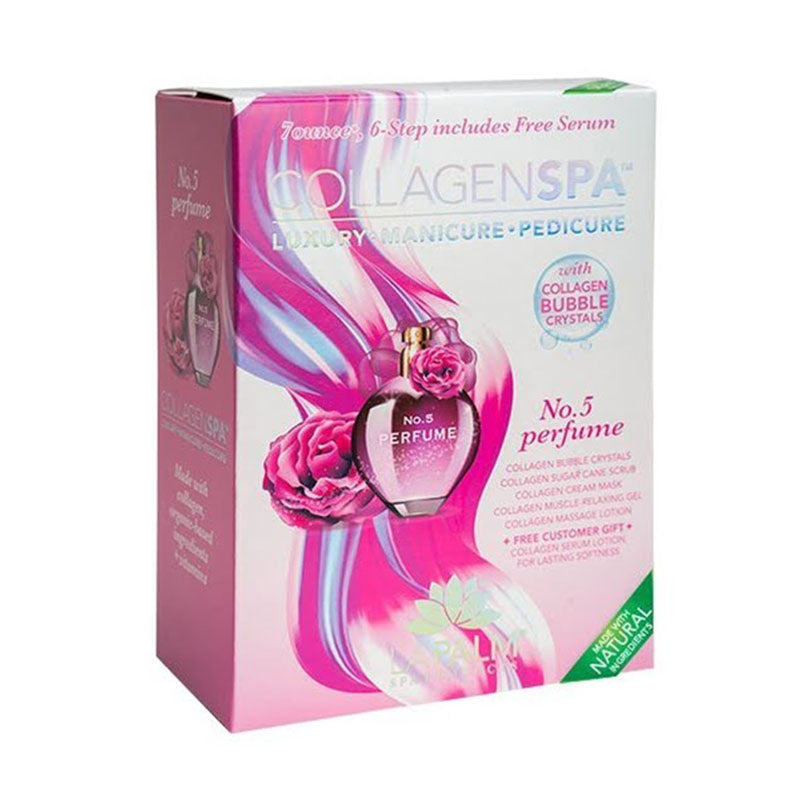 La Palm Collagen Spa Luxury Manicure & Pedicure 6 Step Kit - No.5 Perfume