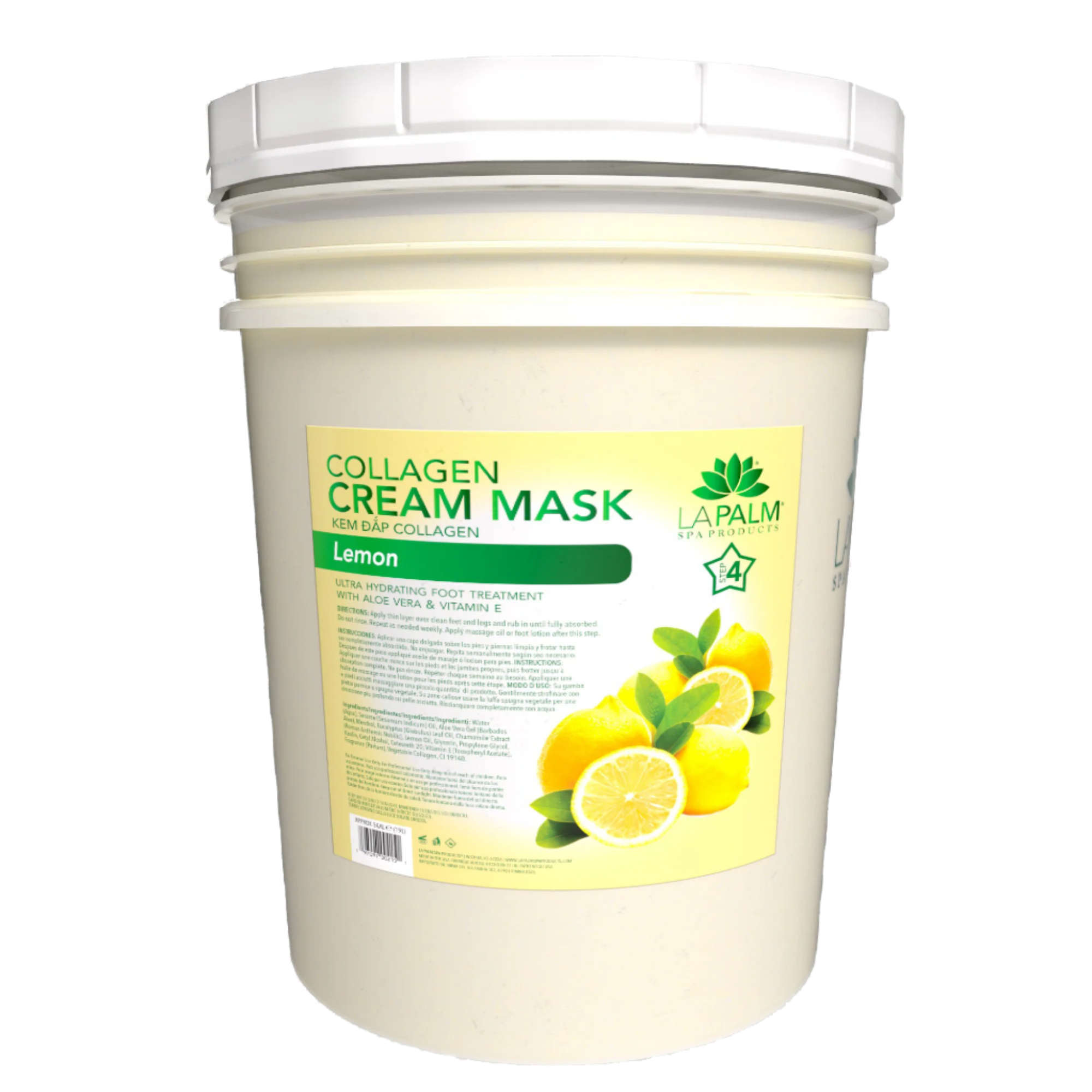 La Palm Collagen Cream Mask Lemon Bucket (5 gallon size)