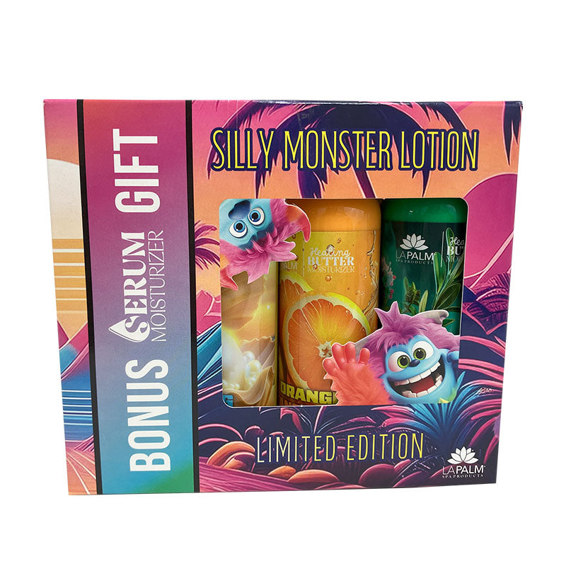 Buy 2 Get 1 Free La Palm Spa Holiday Lotion Gift Set 3 Lotions + 1 Serum - Silly Monster