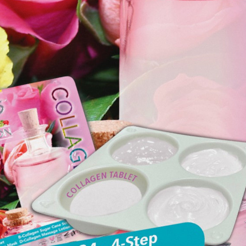 La Palm Collagen Spa Vitamin Edition 4 Step Pedicure Tray - Honey No 5