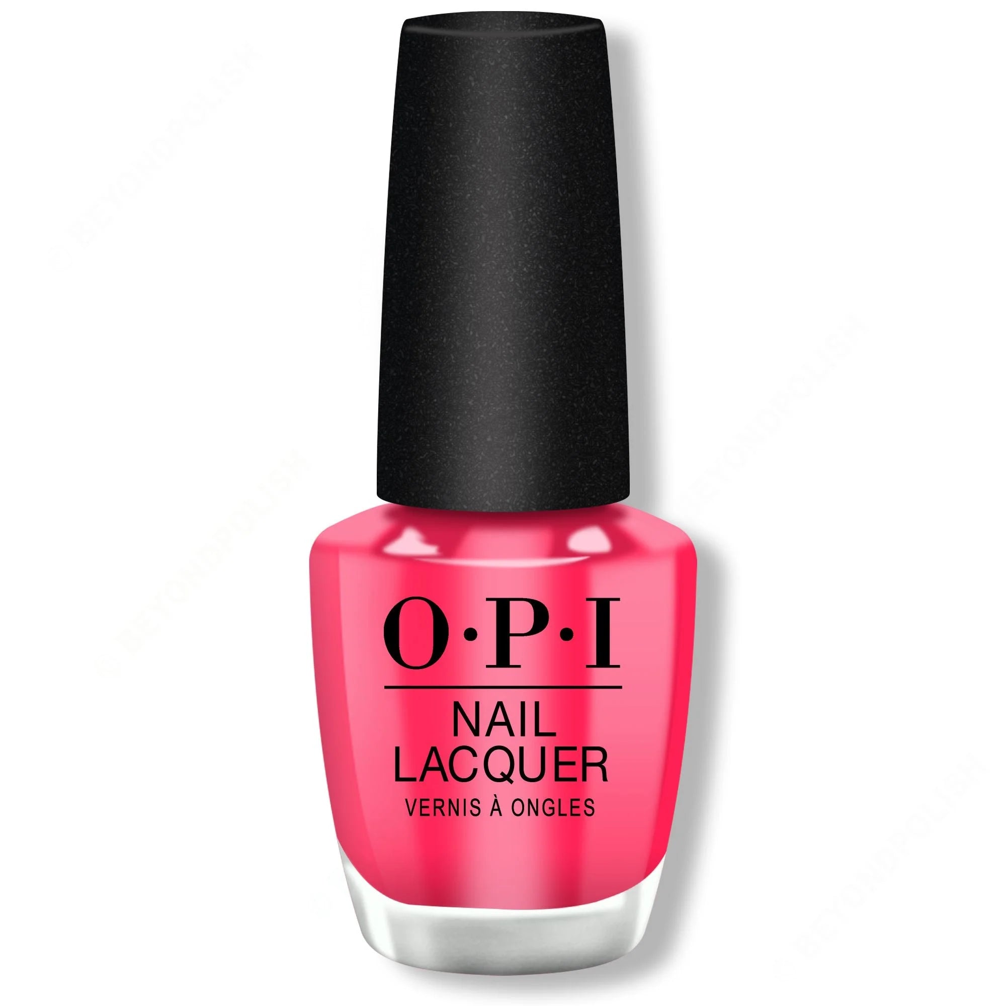 OPI Nail Lacquer Polish NLB35 Charged Up Cherry 0.5 oz