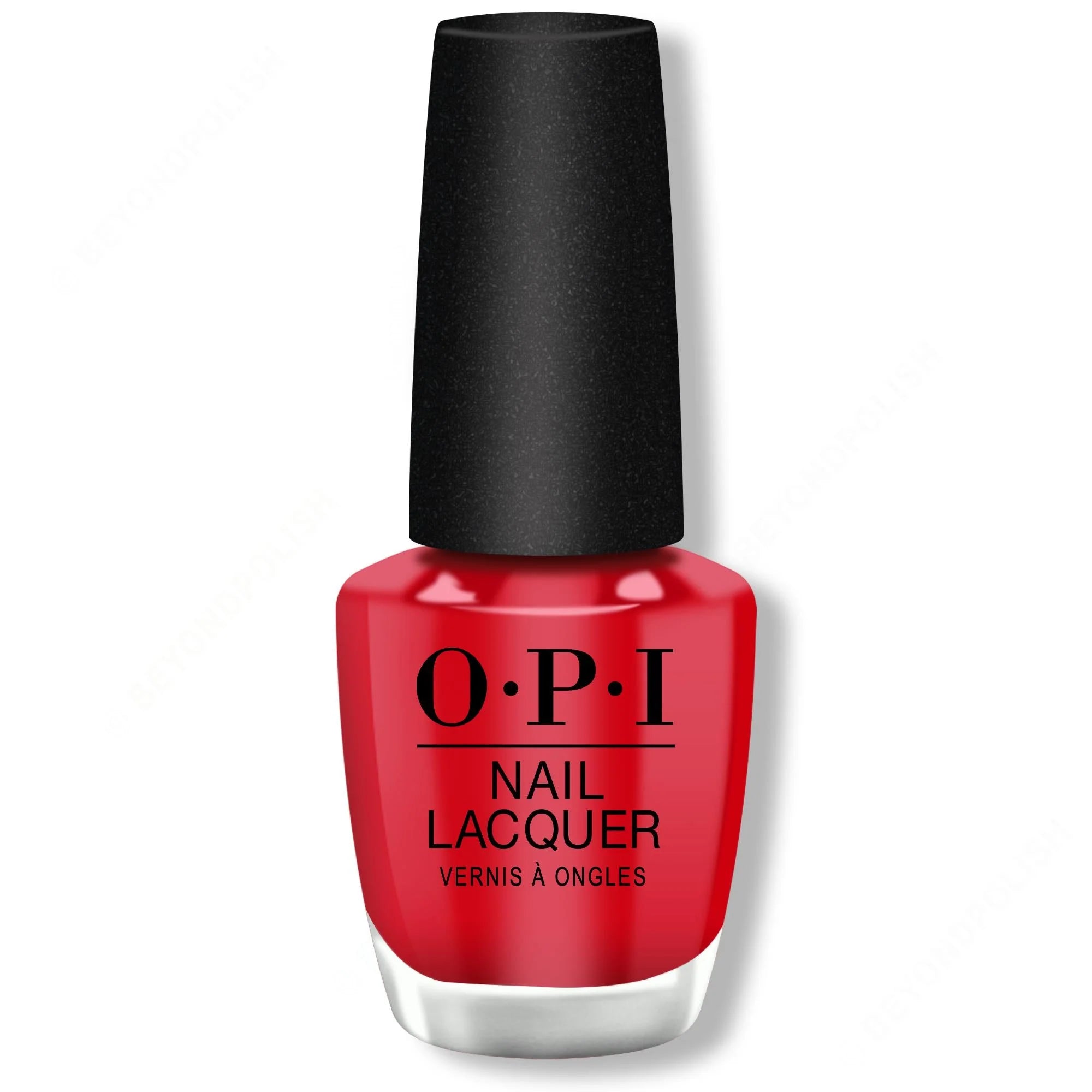 OPI Nail Lacquer Polish NLN25 Big Apple Red 0.5 oz