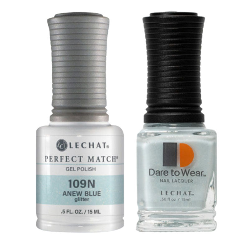 LeChat Perfect Match Soak Off Gel Polish PMS109N Anew Blue