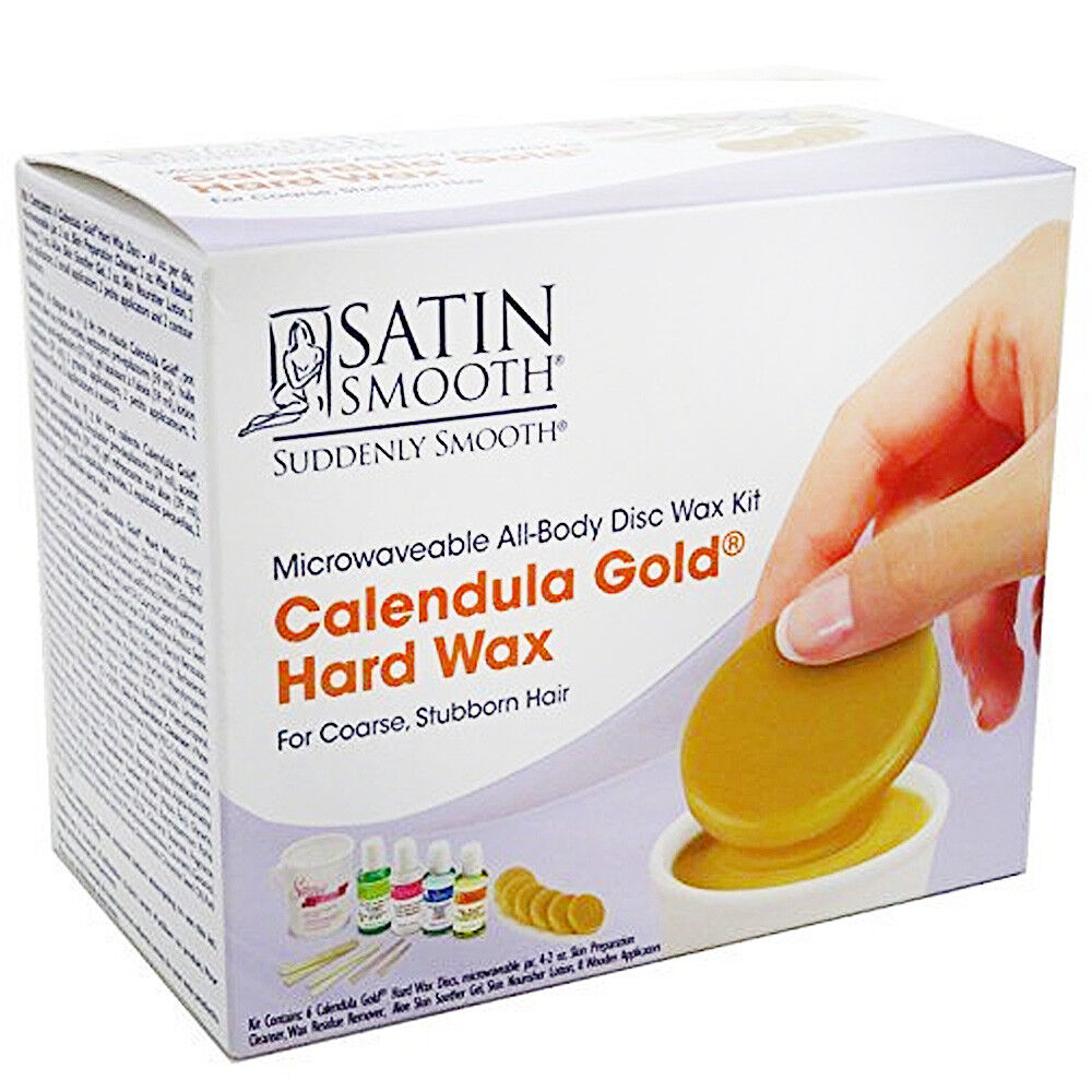 Satin Smooth Microwaveable Disc Wax Kit Calendula