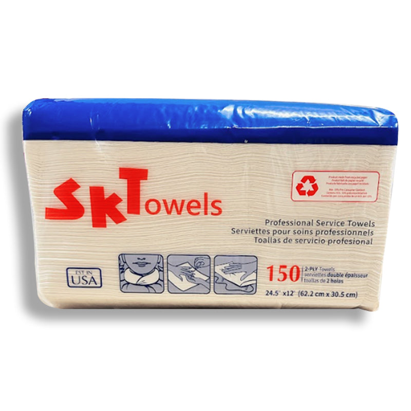 Graham Beauty SKT Towels Professional Service Towels 150-Count, 2-Ply, 12"x24.5"