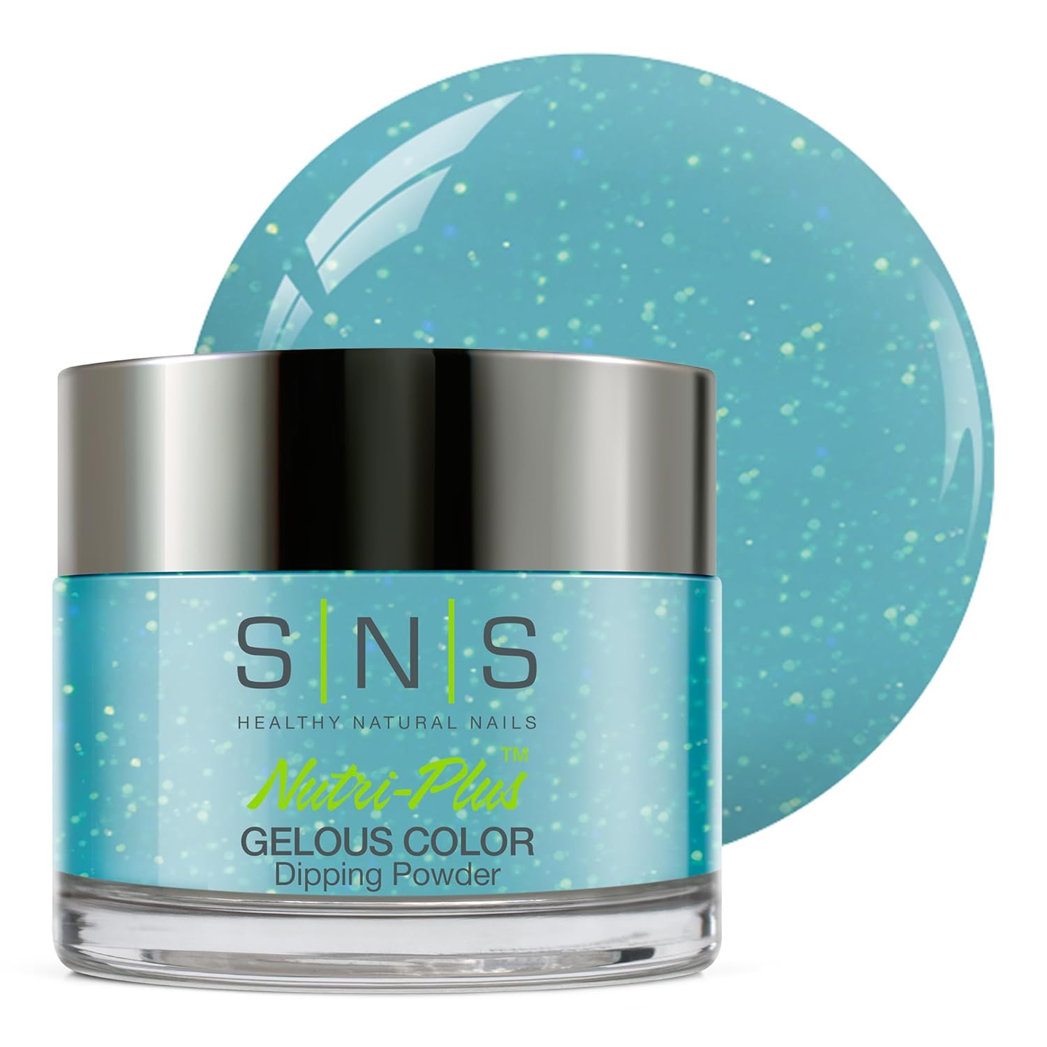 SNS Gelous Color Dipping Powder EC03 Hot Shot Blue