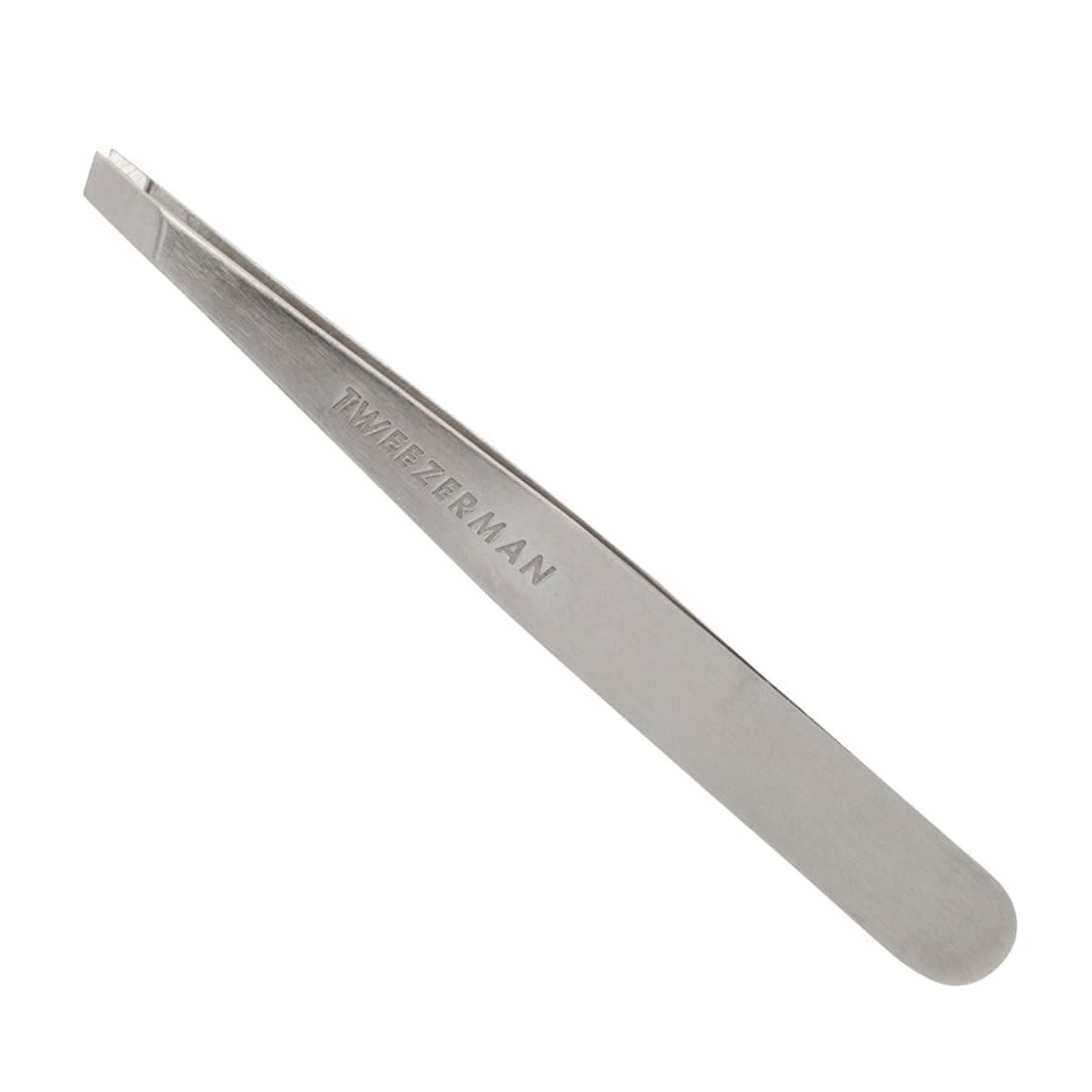 Tweezerman Stainless Steel Slant Tweezer Silver 1231-P