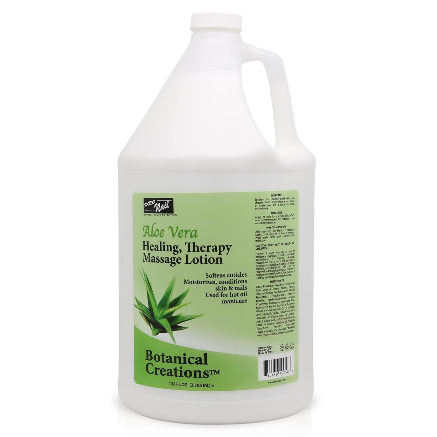 PRONAIL Healing Therapy Massage Lotion Aloe Vera 128 oz