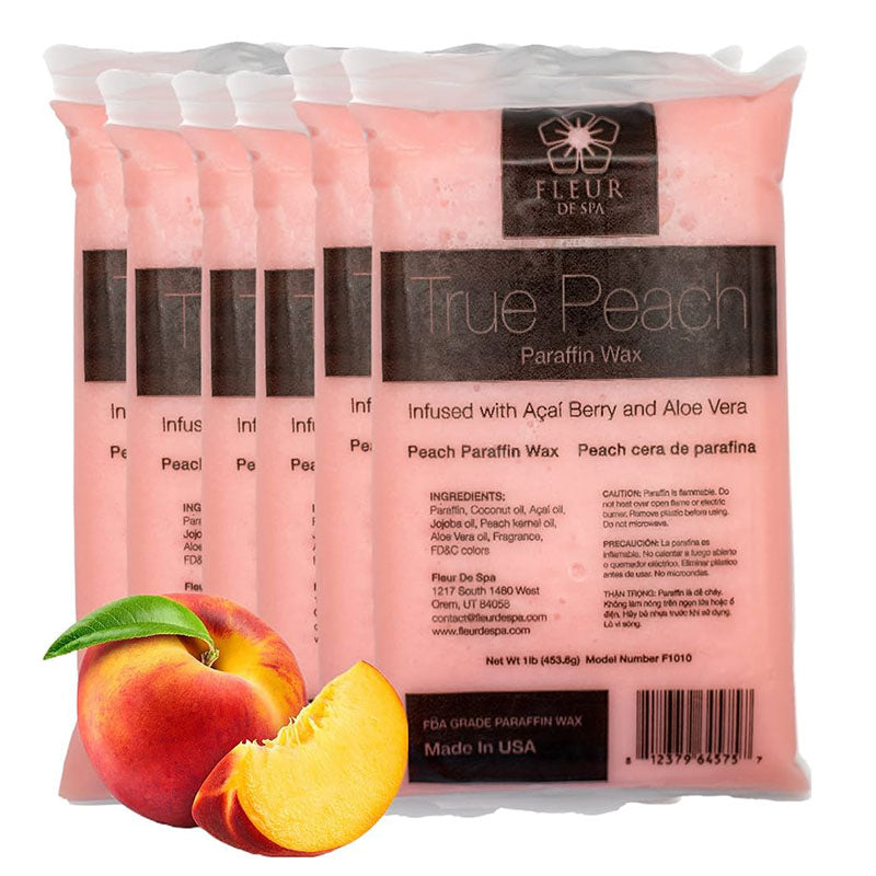 Fleur de Spa Paraffin - Peach 1 lb