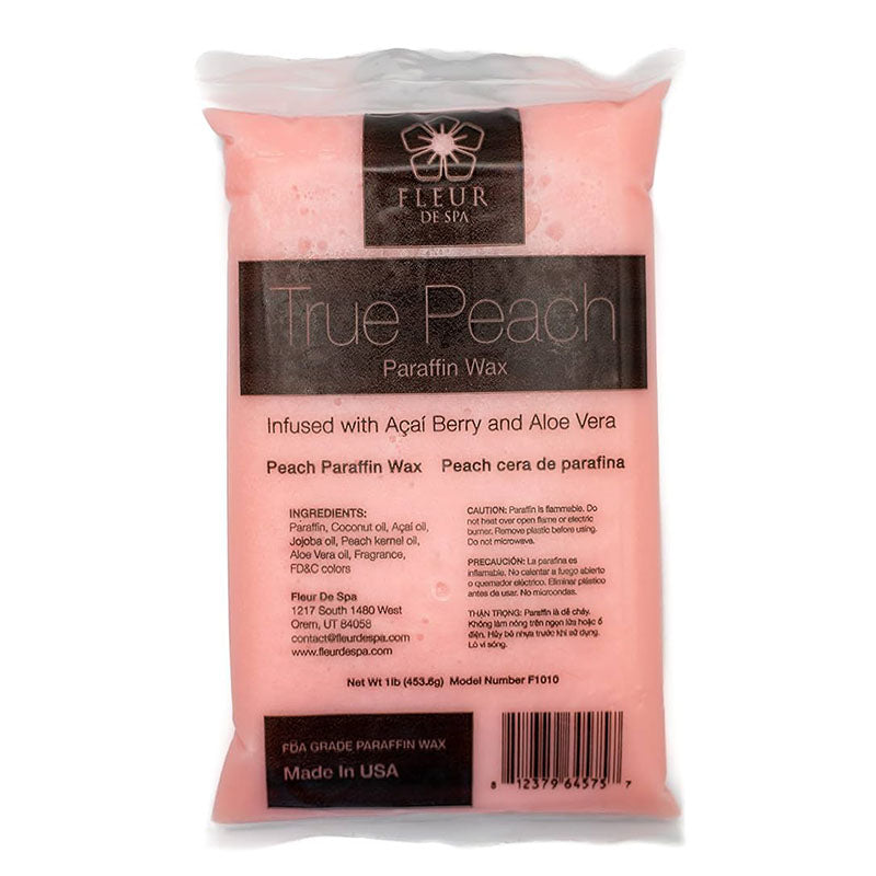 Fleur de Spa Paraffin - Peach 1 lb